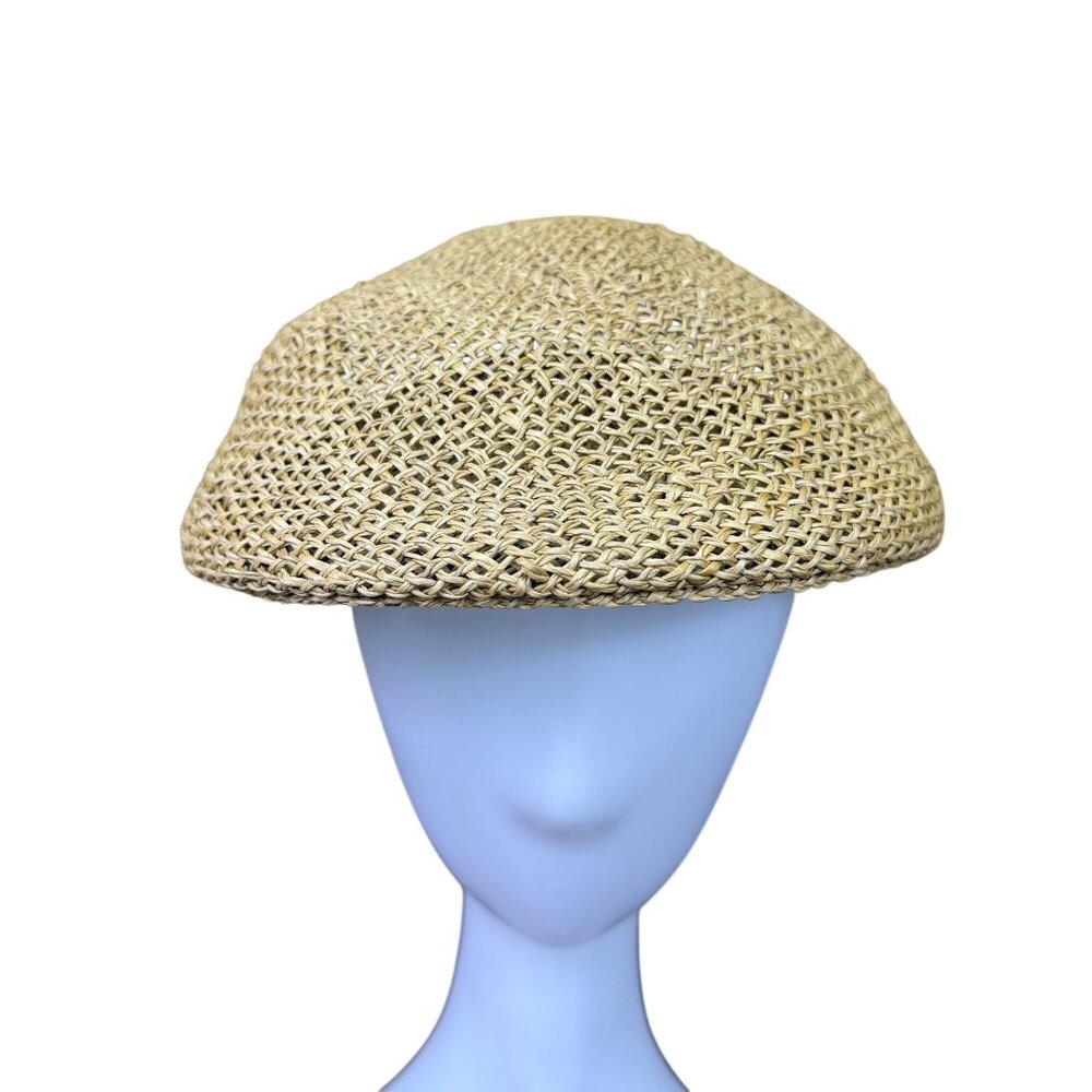 Country Gentleman Large Woven Straw Ivy Cap Made In USA